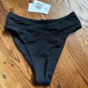 L*Space Nancy Lee bikini bottoms in black size medium